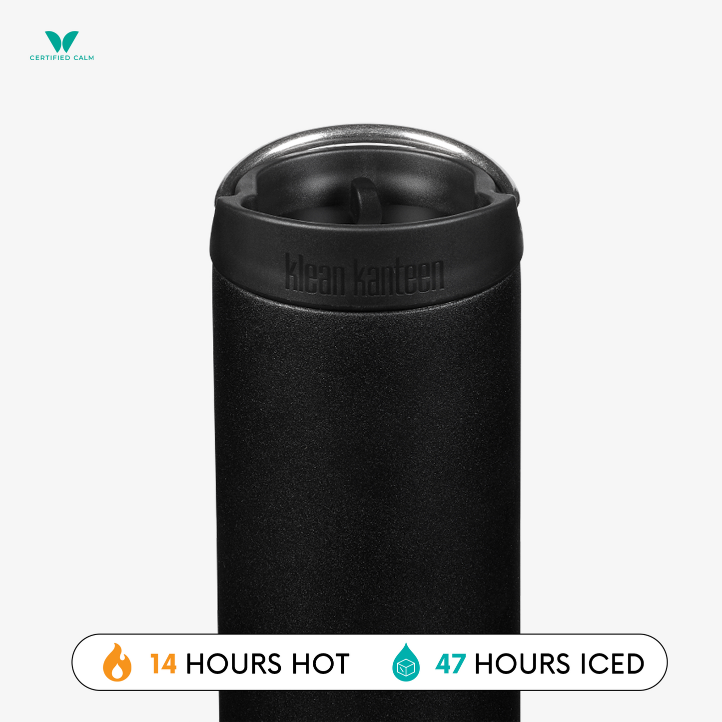 Klean Kanteen 16oz TKWide Insulated Tumbler with Café Cap