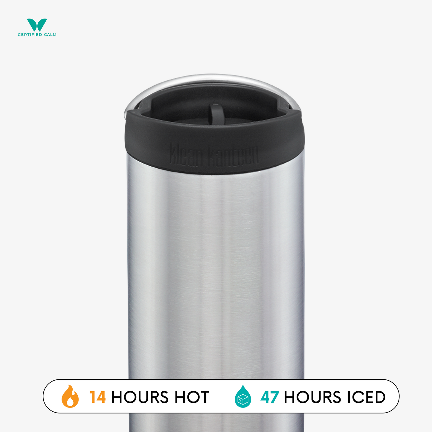 Klean Kanteen 16oz TKWide Insulated Tumbler with Café Cap