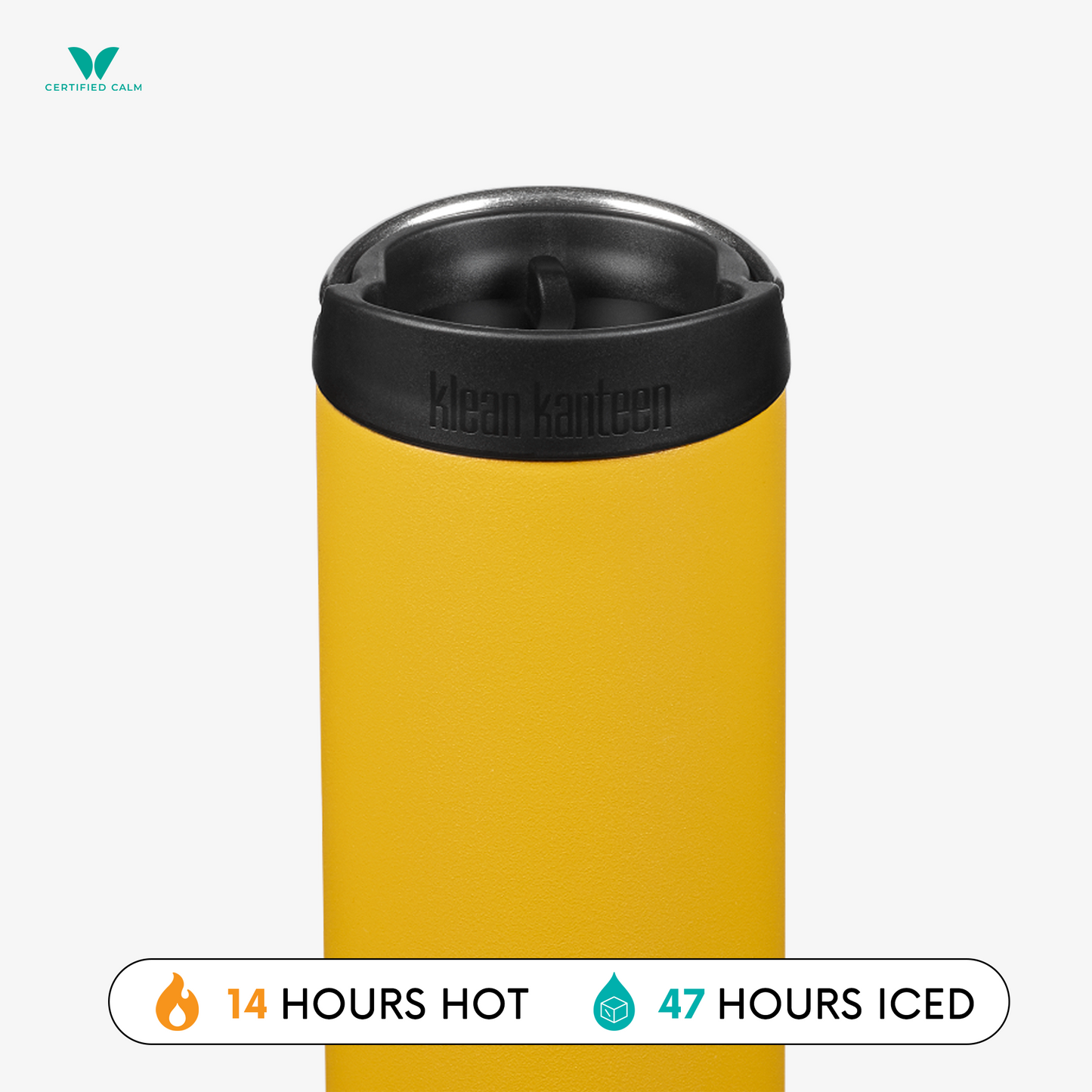 Klean Kanteen 16oz TKWide Insulated Tumbler with Café Cap