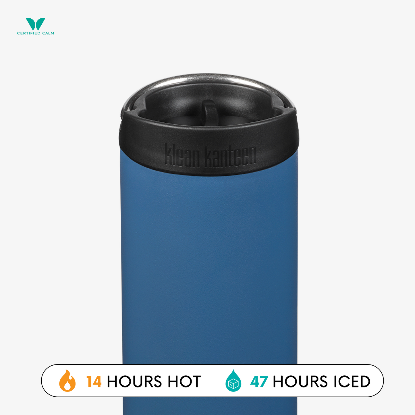 Klean Kanteen 16oz TKWide Insulated Tumbler with Café Cap