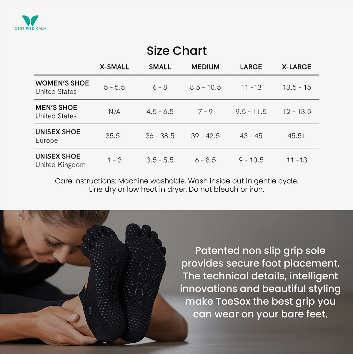 ToeSox Grip Socks Half Toe Ivy
