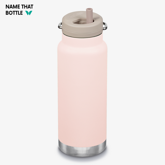 Name That Bottle 32oz TKWide Insulated Water Bottle with Twist Cap - Heavenly Pink