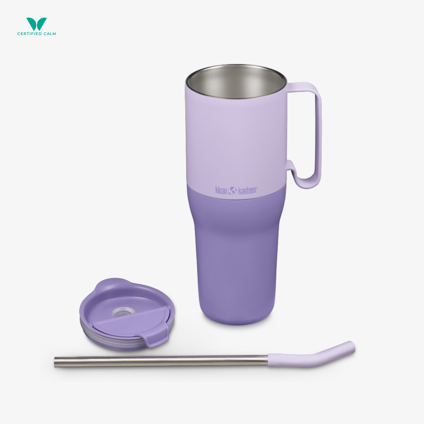 Klean Kanteen 36oz Rise and GO Tumbler with Straw Lid (Orchid Bloom and Berry Blossom in variants!)