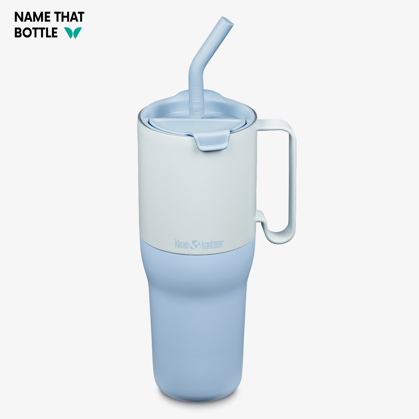 Name That Bottle 36oz Rise Tumbler with Straw Lid - Ice Blue