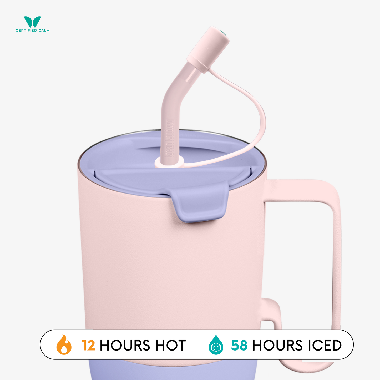 Klean Kanteen 36oz Rise and GO Tumbler with Straw Lid (Orchid Bloom and Berry Blossom in variants!)