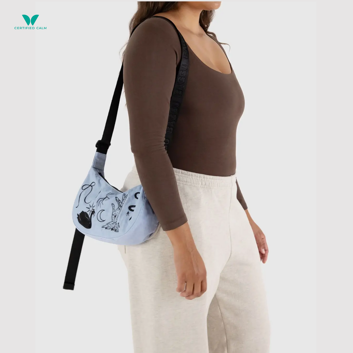Baggu Small Nylon Crescent Bag