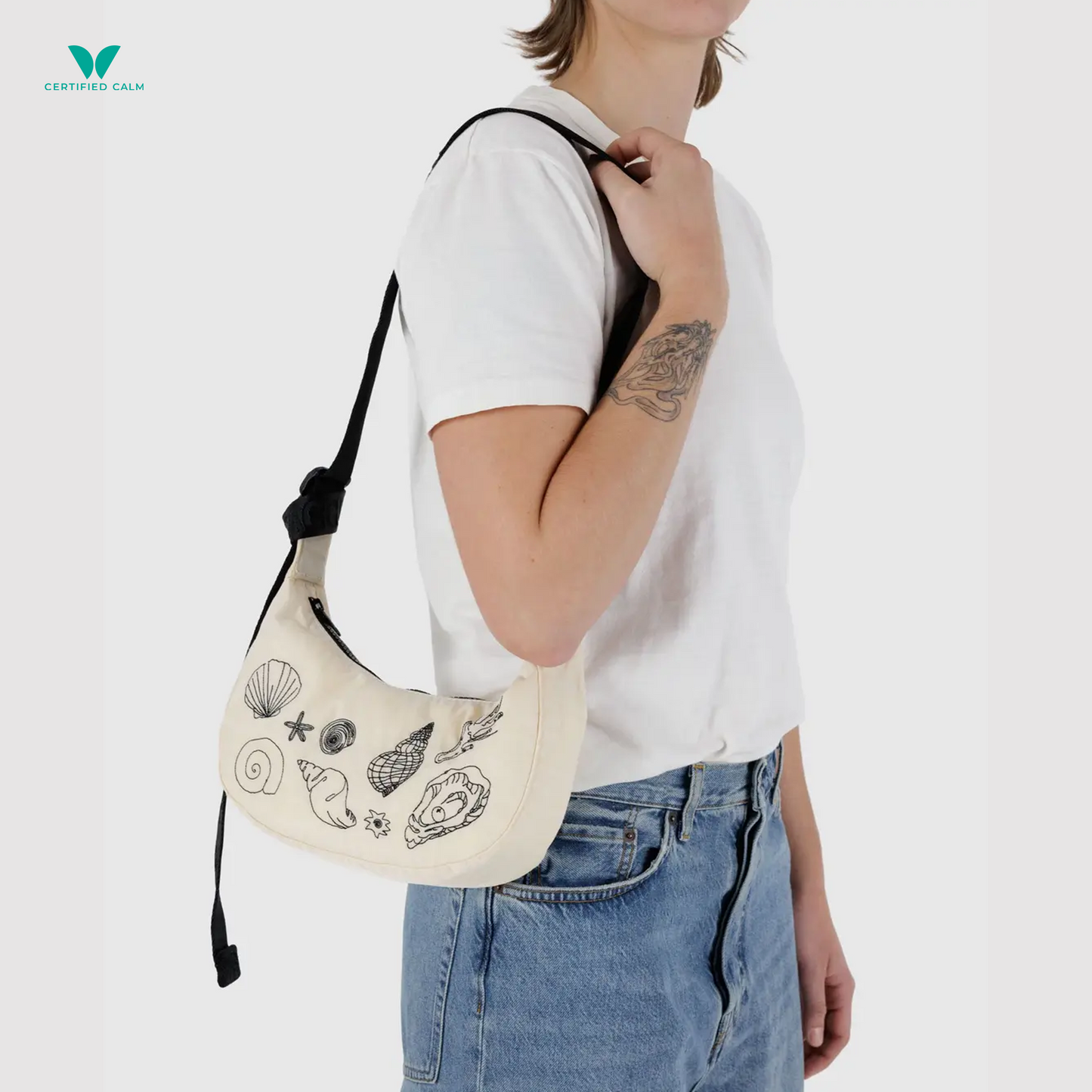 Baggu Small Nylon Crescent Bag