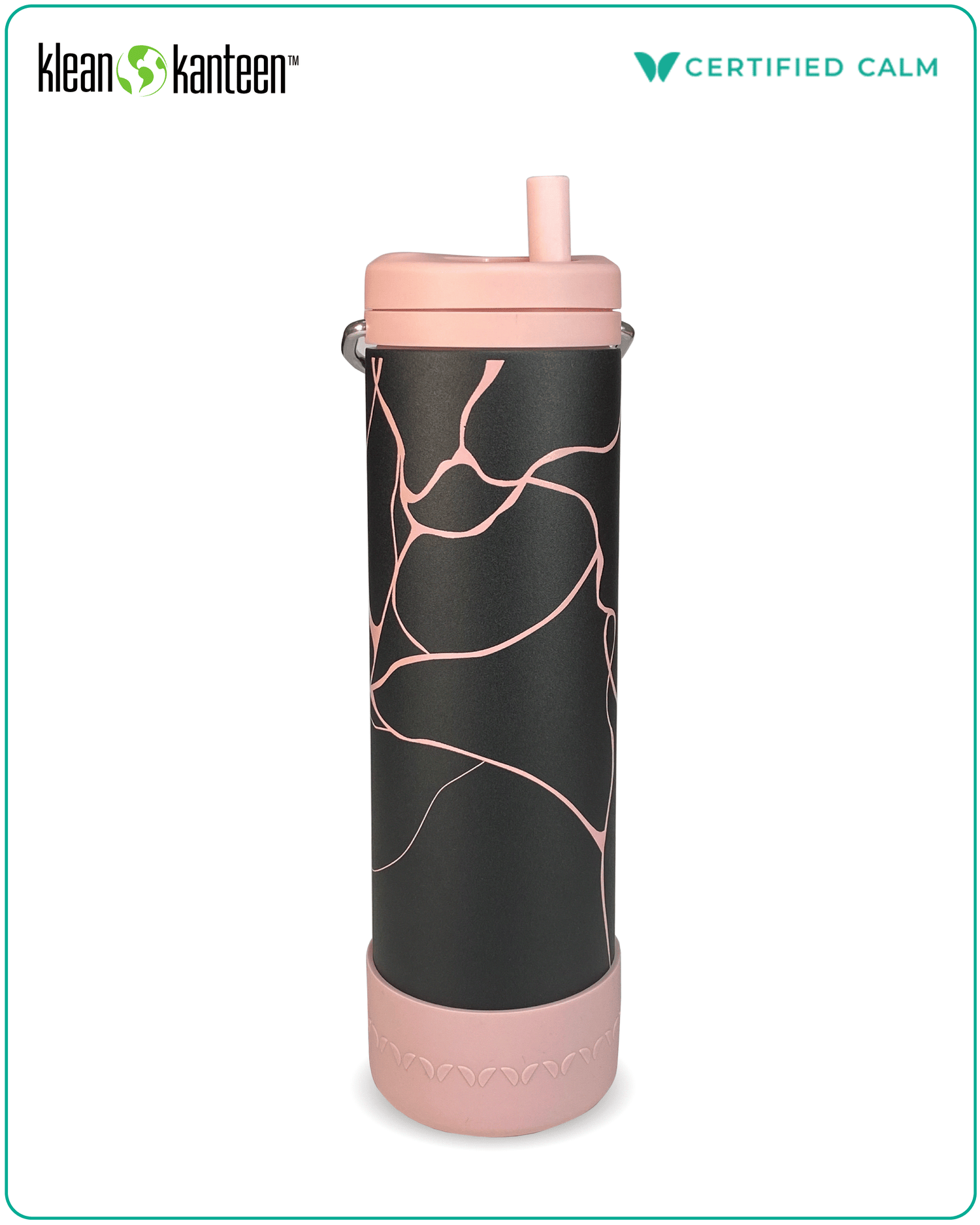 Klean Kanteen 20oz TKWide (w/ Twist Cap) Pink Patches 2.0