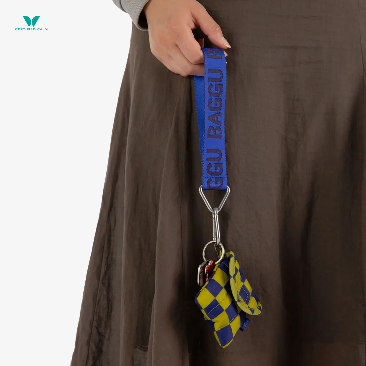Baggu Nylon Logo Keychain