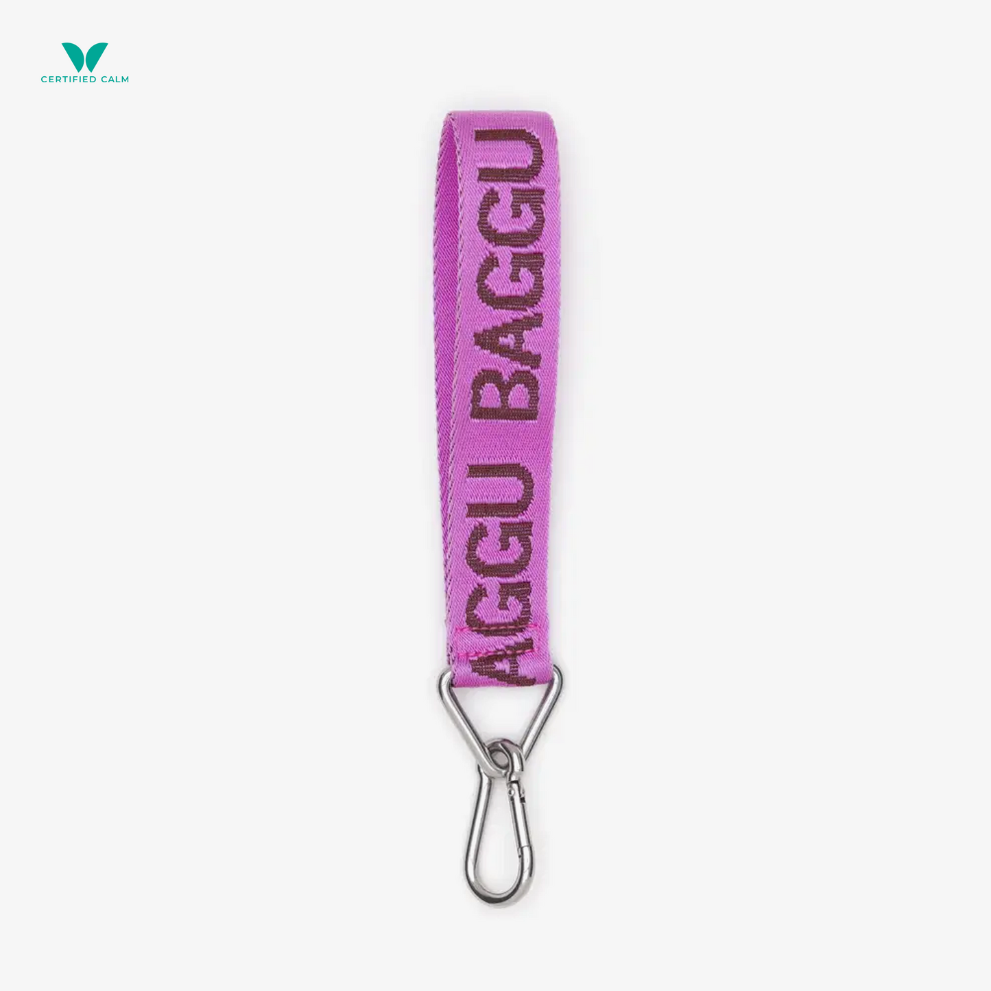 Baggu Nylon Logo Keychain