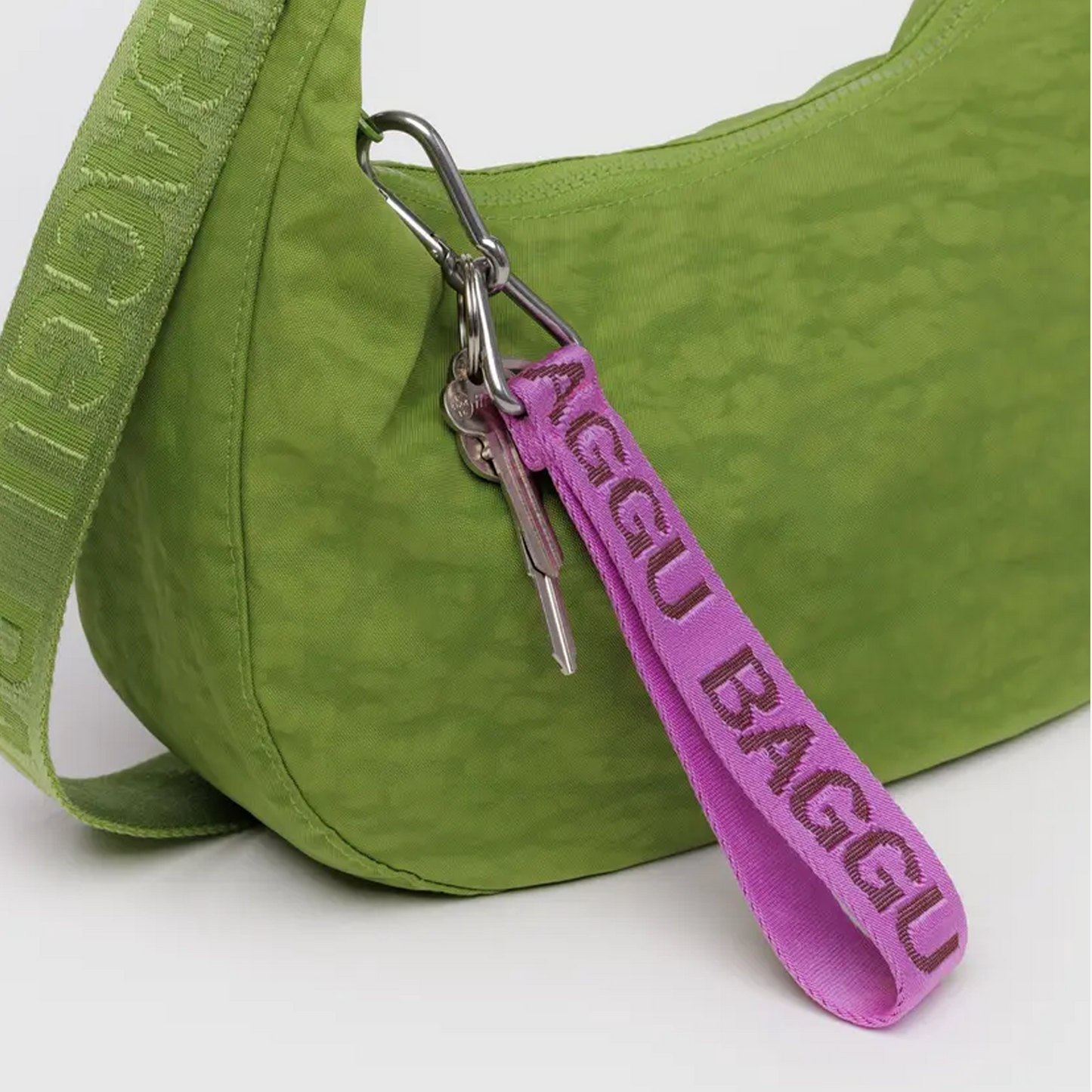 Baggu Nylon Logo Keychain
