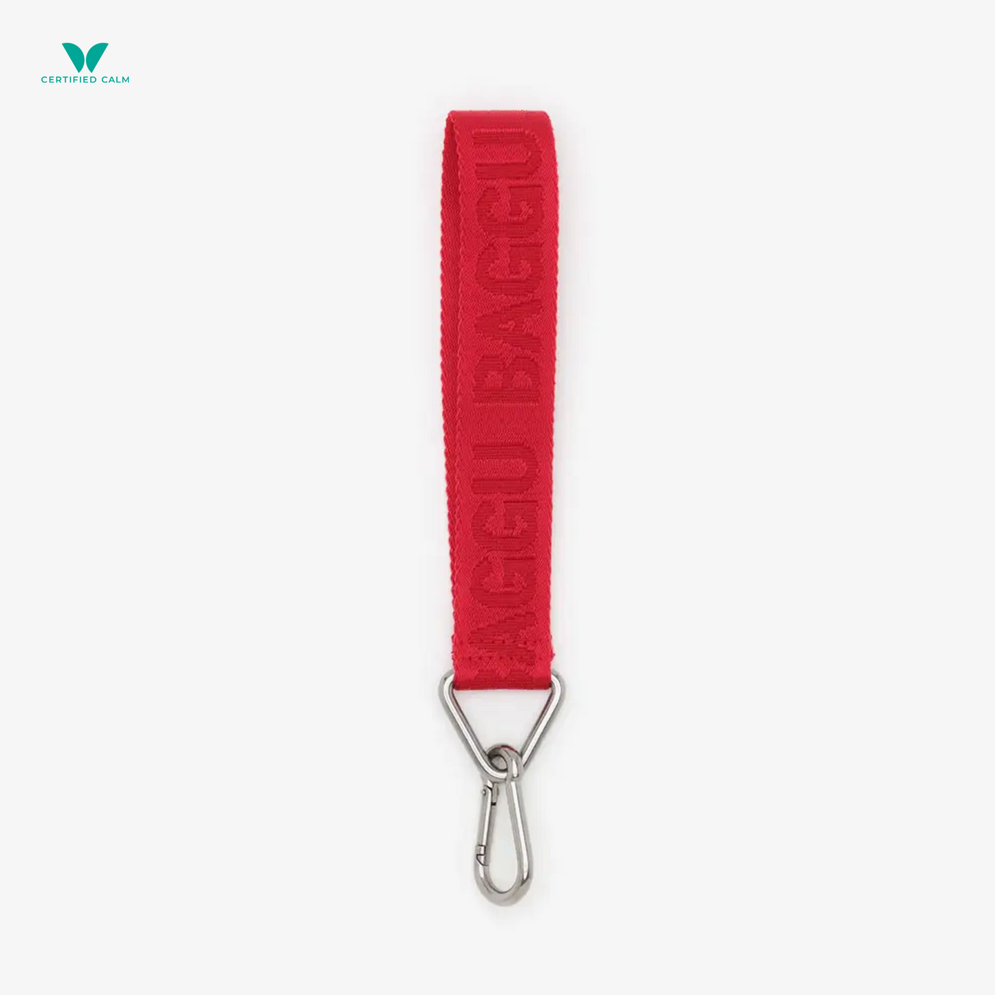 Baggu Nylon Logo Keychain