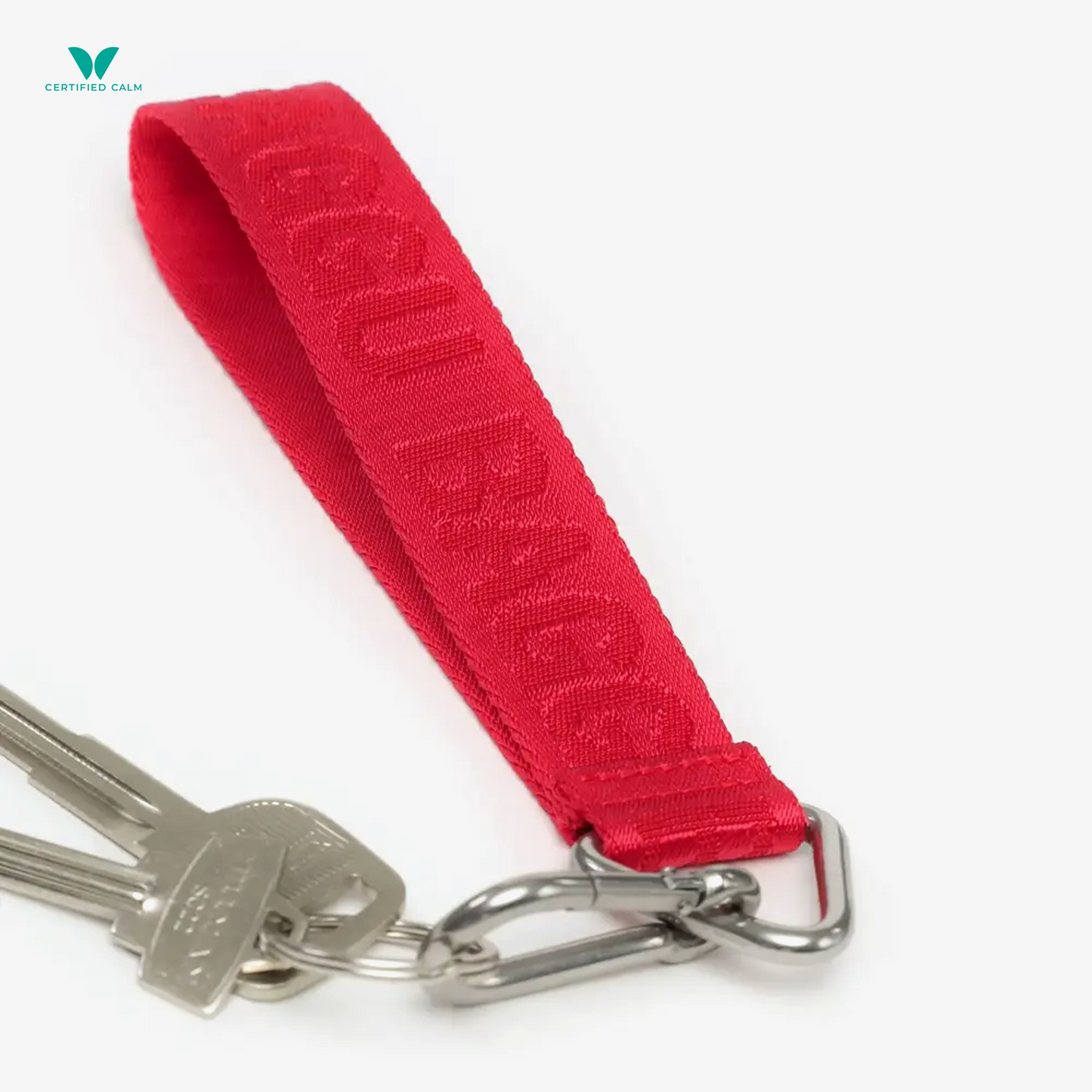 Baggu Nylon Logo Keychain