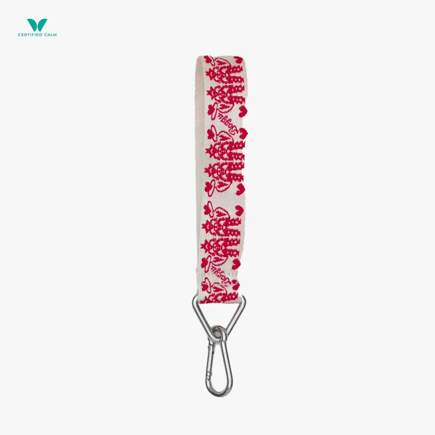 Baggu Nylon Logo Keychain