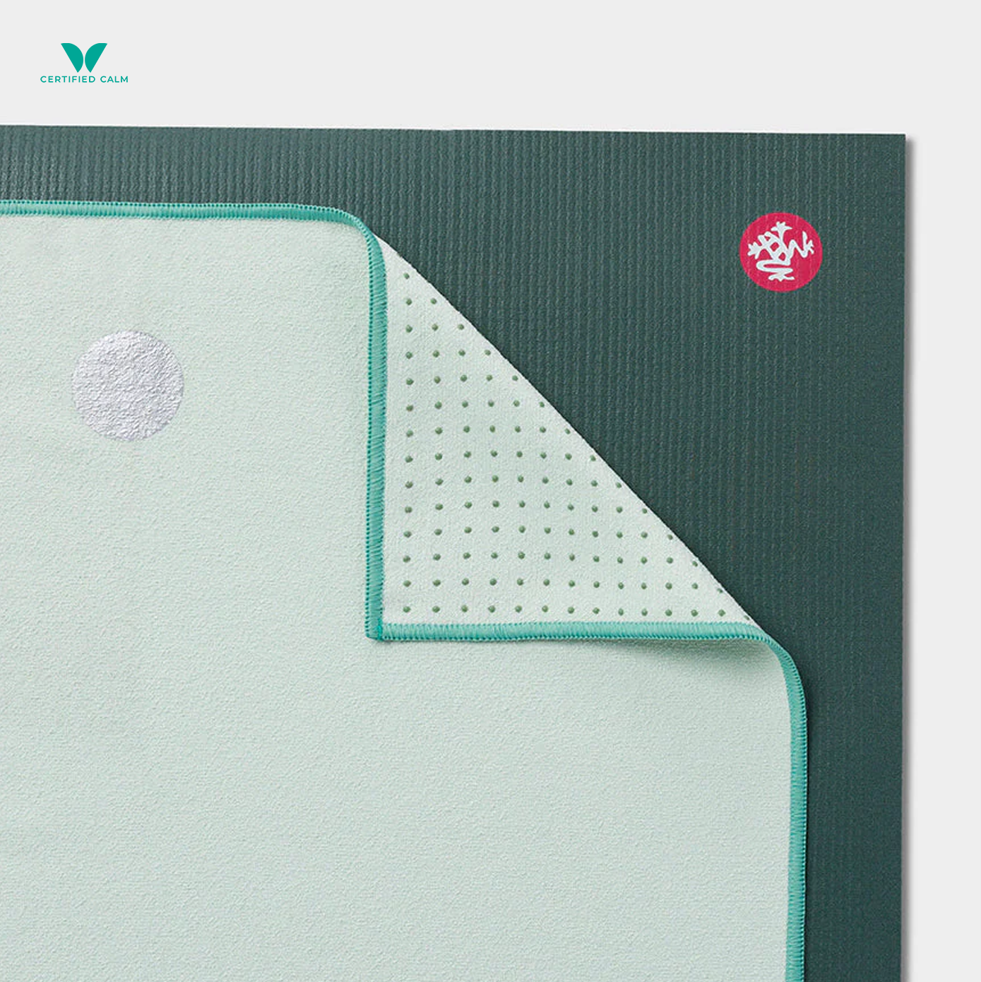 Manduka Yogitoes® Skidless Mat Towel 71" - Chloro