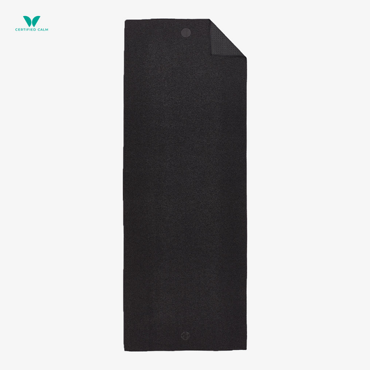 Manduka Yogitoes® Skidless Mat Towel 71" - Onyx