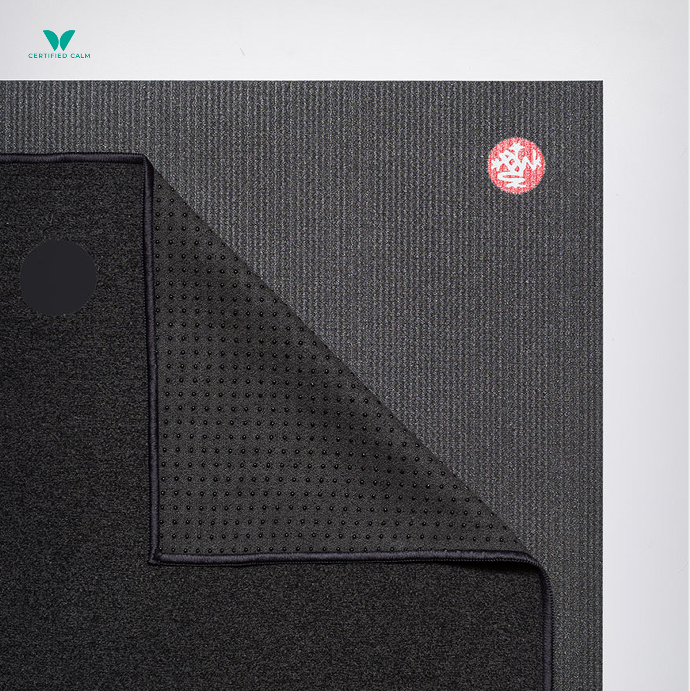 Manduka Yogitoes® Skidless Mat Towel 71" - Onyx