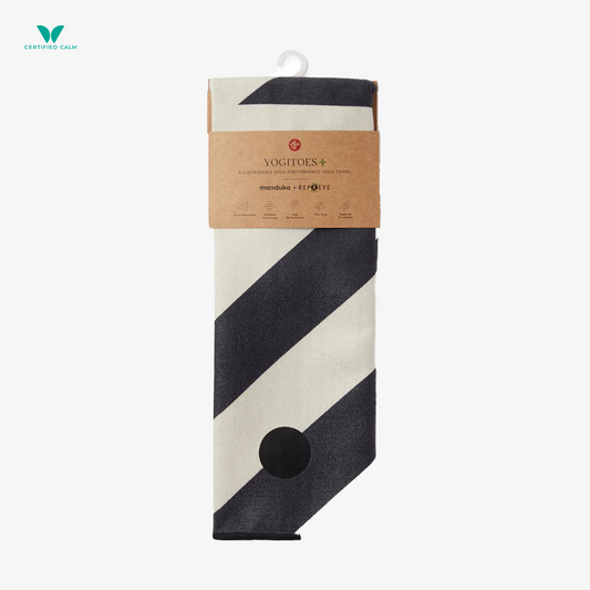 Manduka Yogitoes+ Repreve® Yoga Mat Towel - Nouveau Zigzag