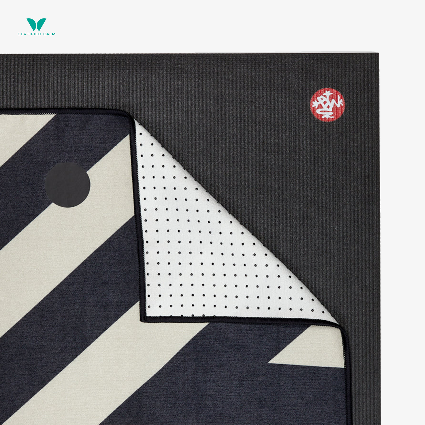 Manduka Yogitoes+ Repreve® Yoga Mat Towel - Nouveau Zigzag