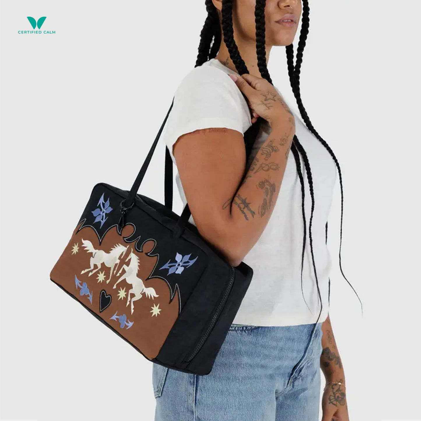 Baggu Medium Nylon Bowler Bag
