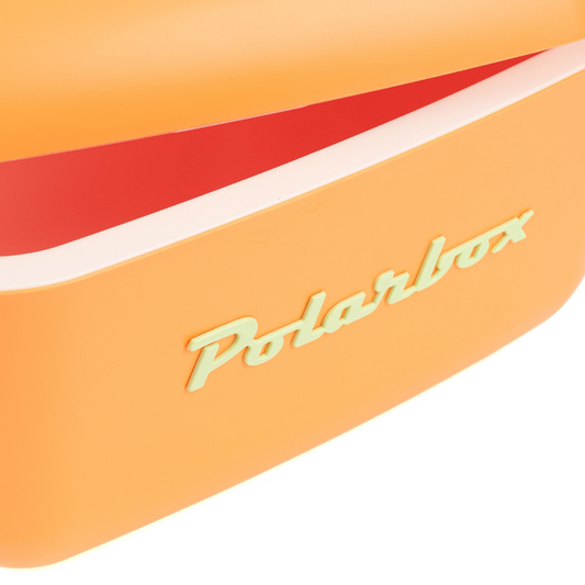 PolarBox Retro Cooler 20L - Orange Yellow Pop