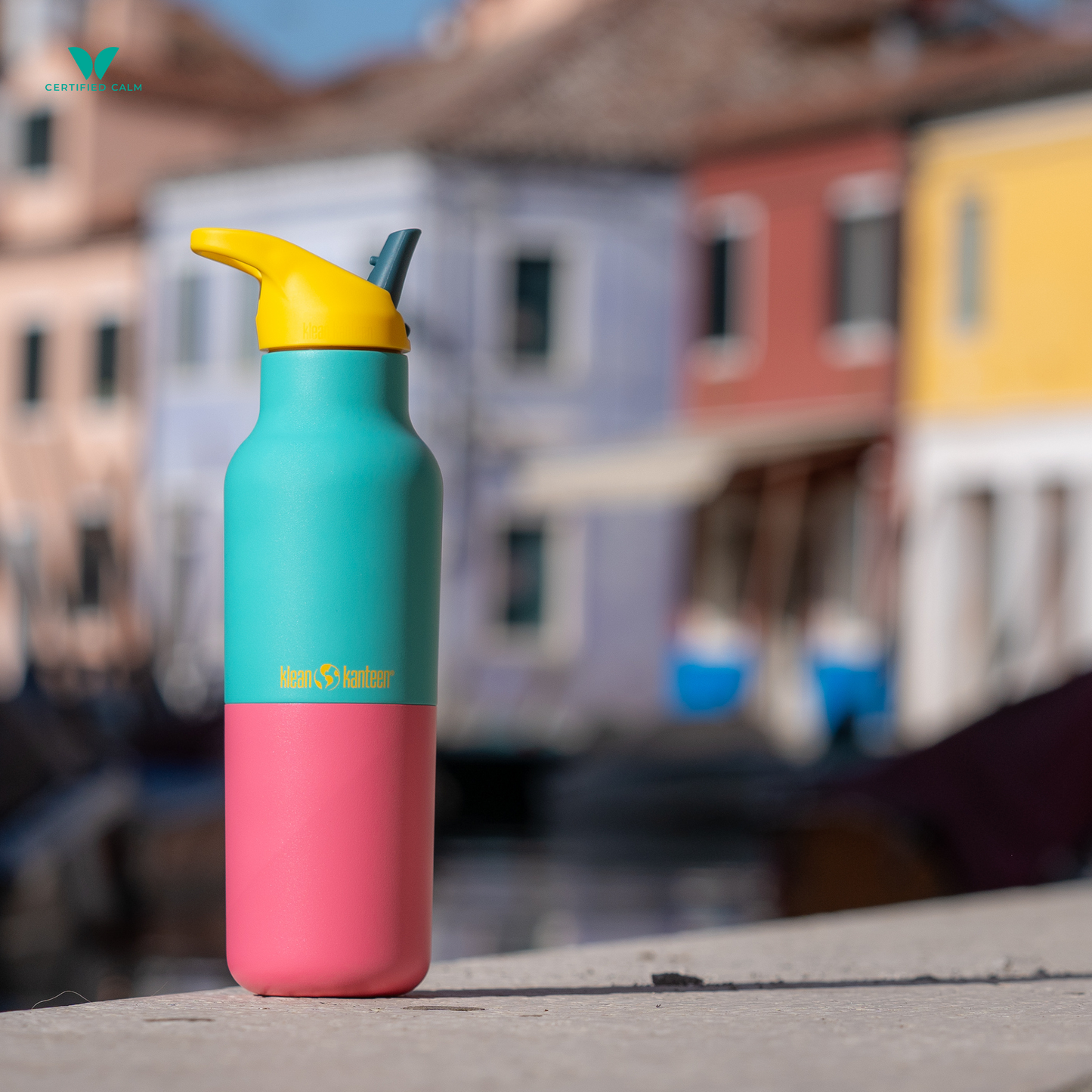 Klean Kanteen Rise 16oz Classic (w/ Flip Seal Sport Cap)