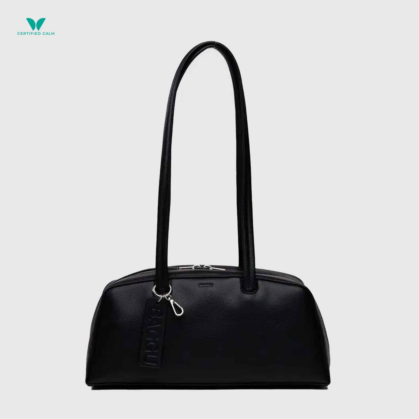 Baggu Recycled Leather Bowler Bag