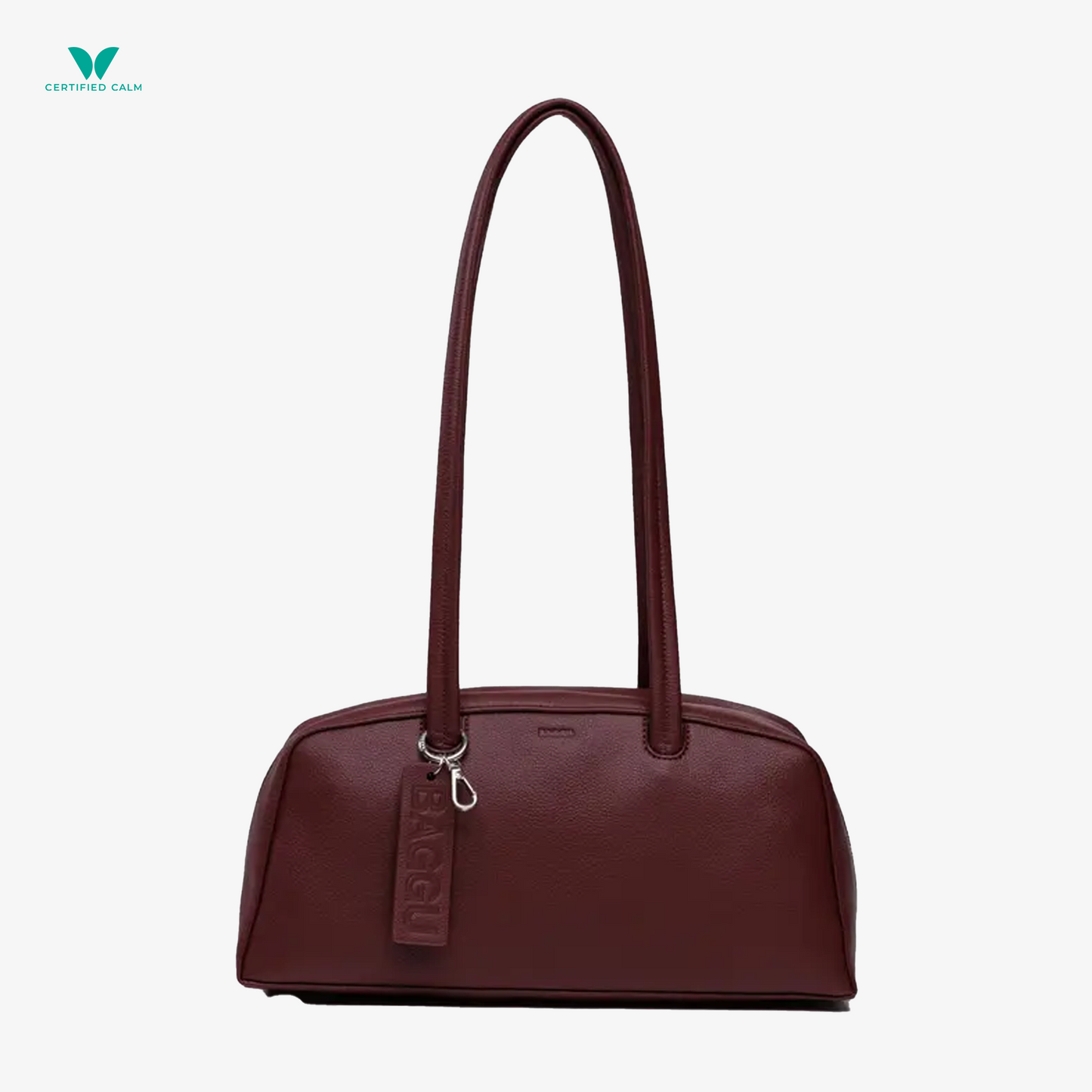 Baggu Recycled Leather Bowler Bag
