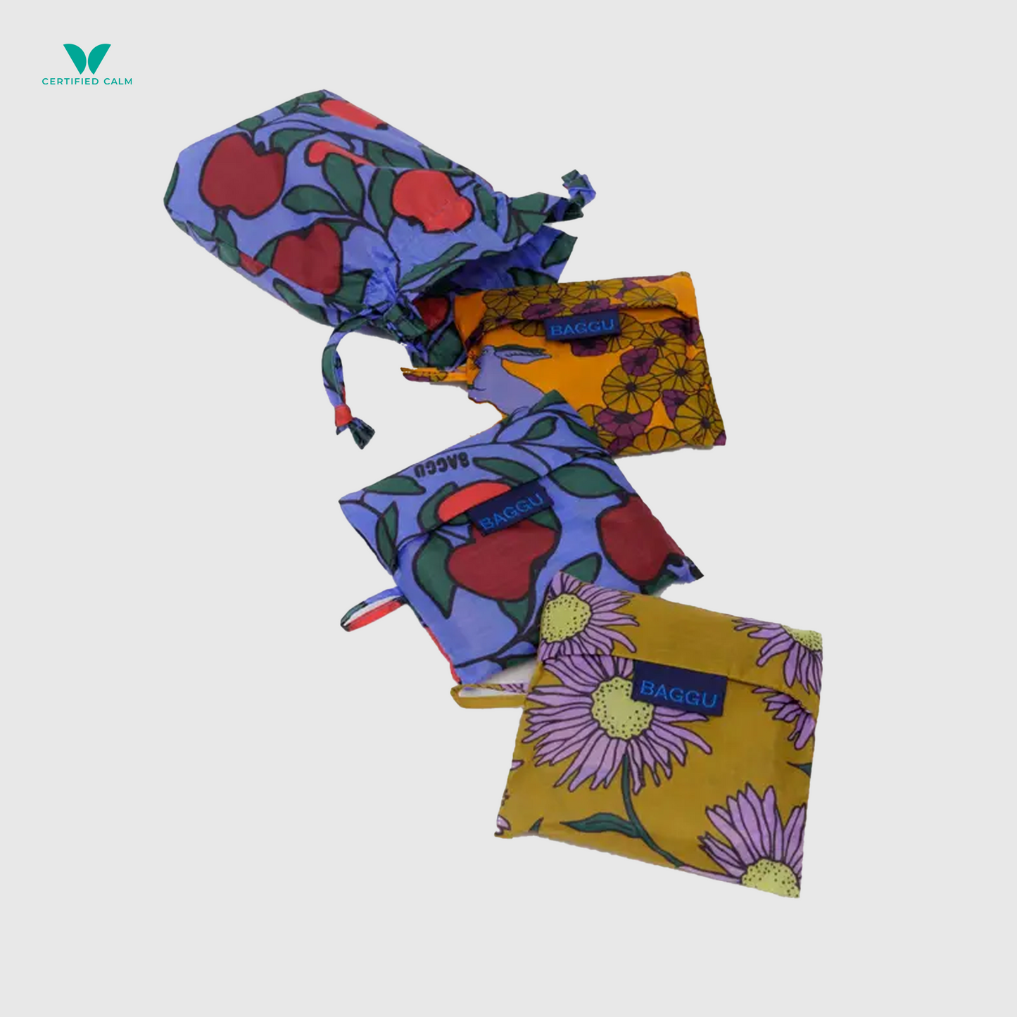 Set of 3 Standard Baggu Reusable Bags