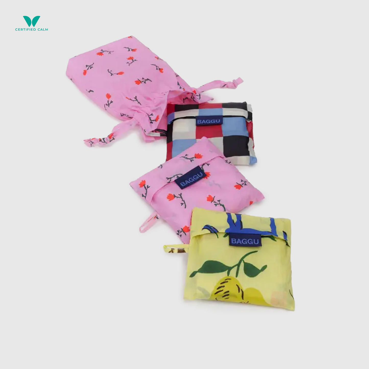 Set of 3 Standard Baggu Reusable Bags