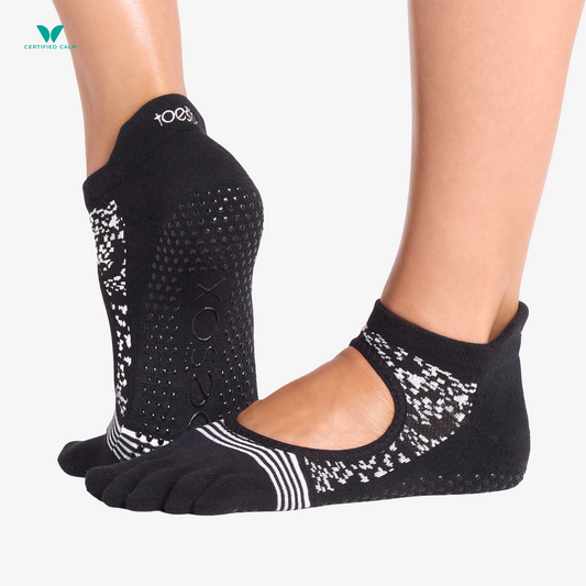 ToeSox Grip Socks Full Toe Bellarina Tec
