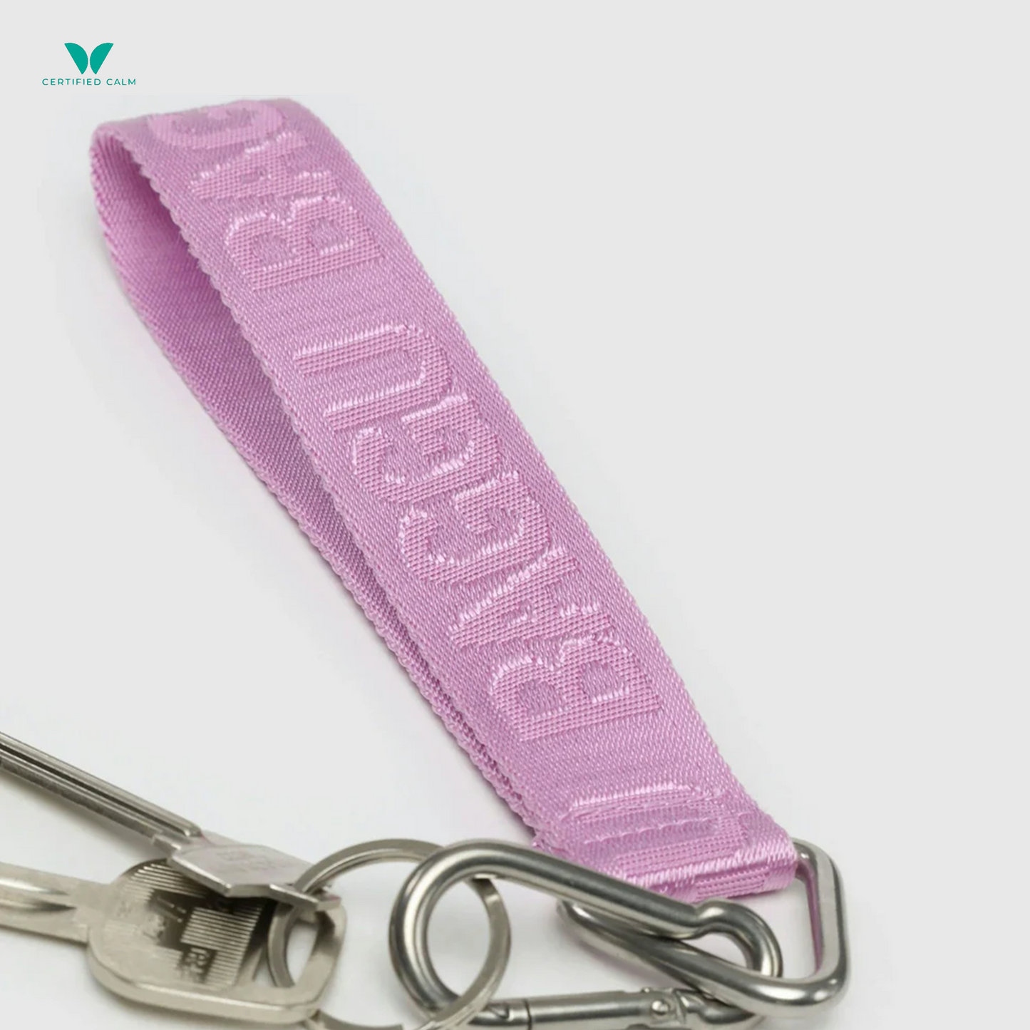 Baggu Nylon Logo Keychain