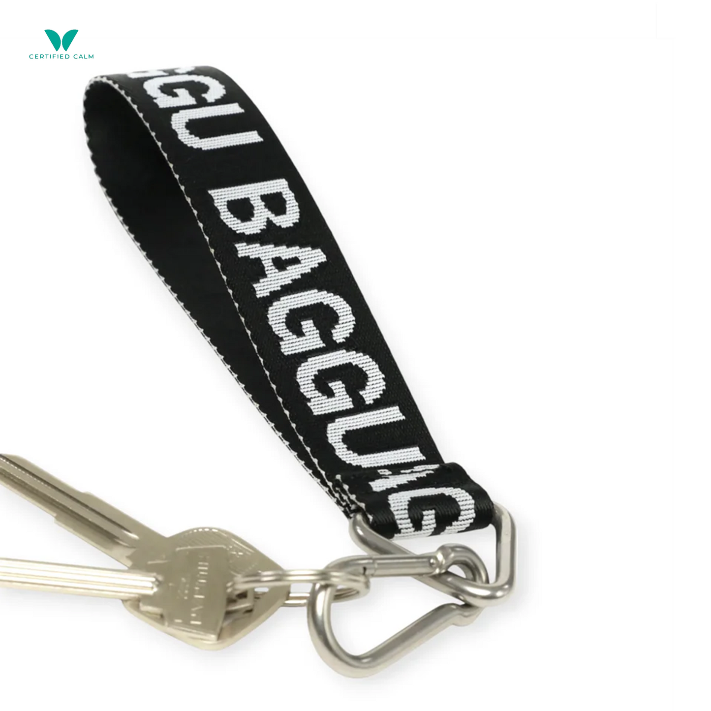 Baggu Nylon Logo Keychain