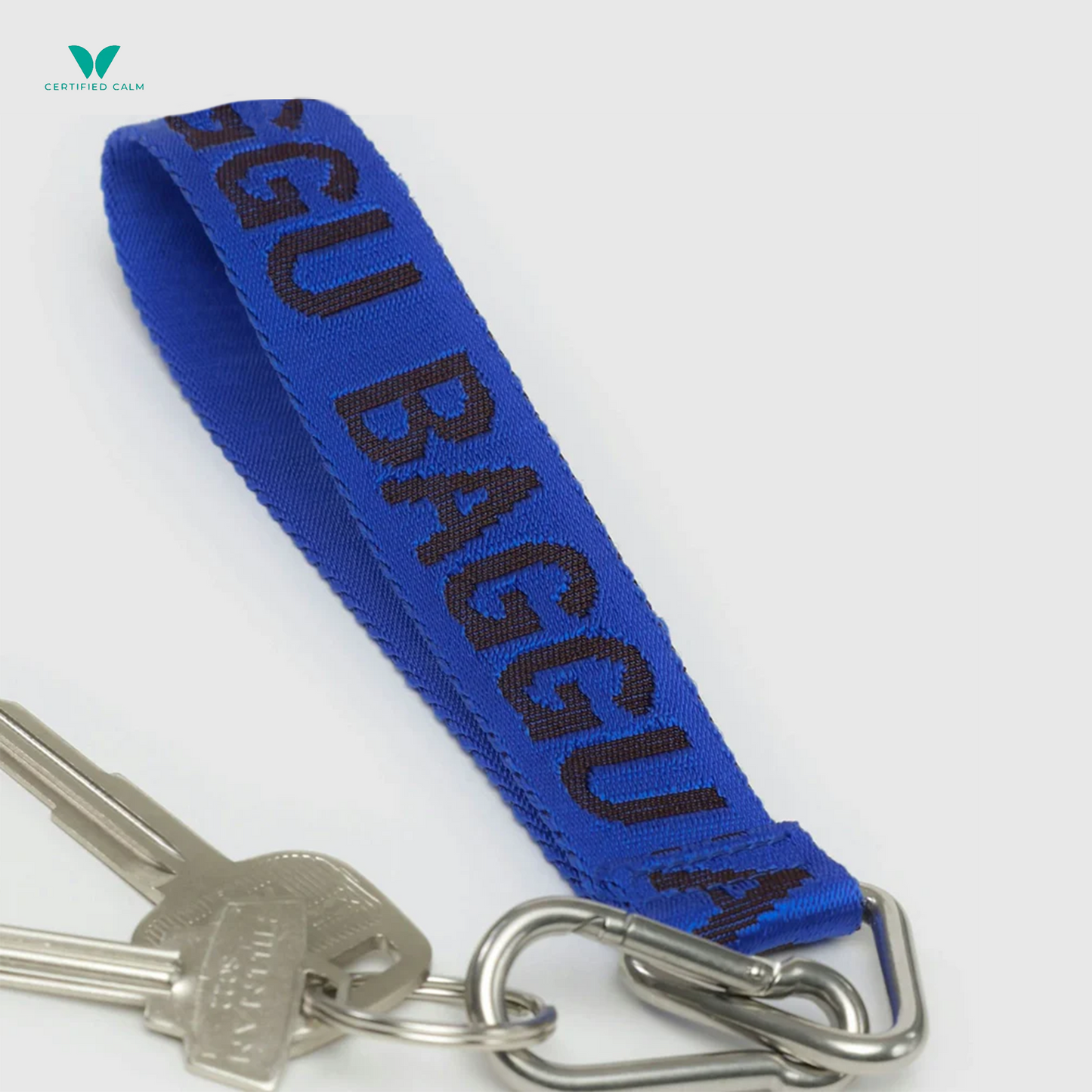 Baggu Nylon Logo Keychain