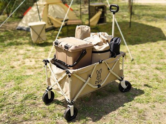 DoD Folding Carry Wagon with Handle - Tan