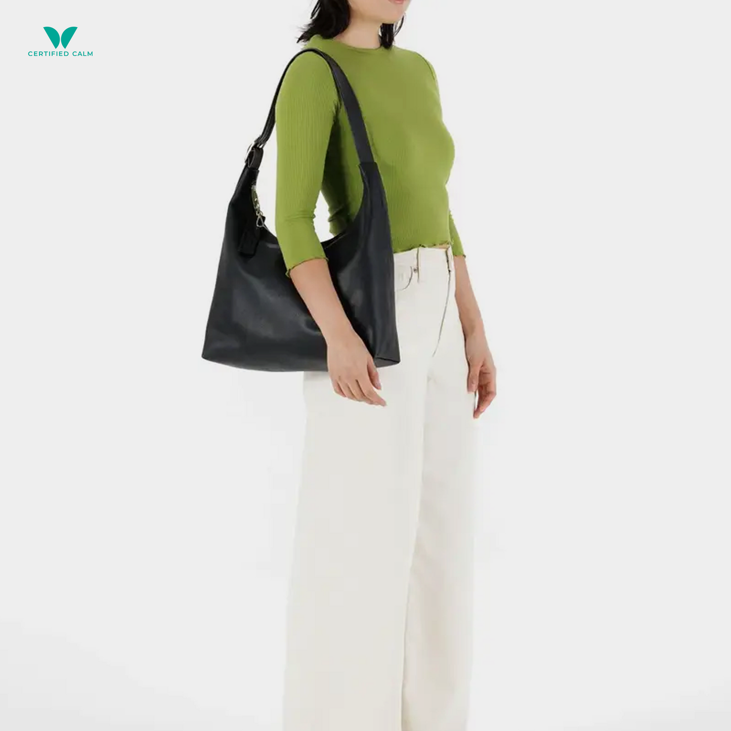 Baggu Recycled Leather Shoulder Bag