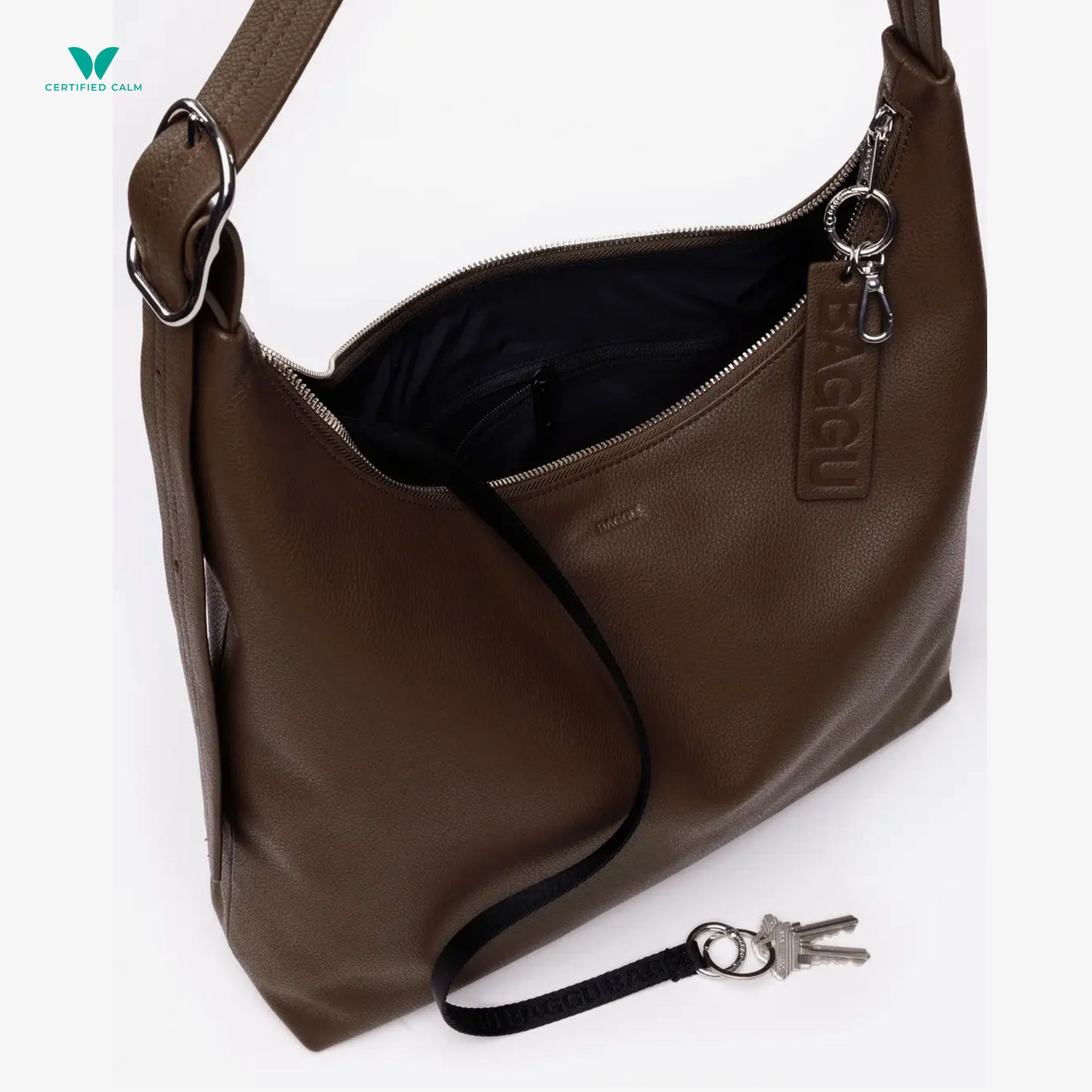 Baggu Recycled Leather Shoulder Bag