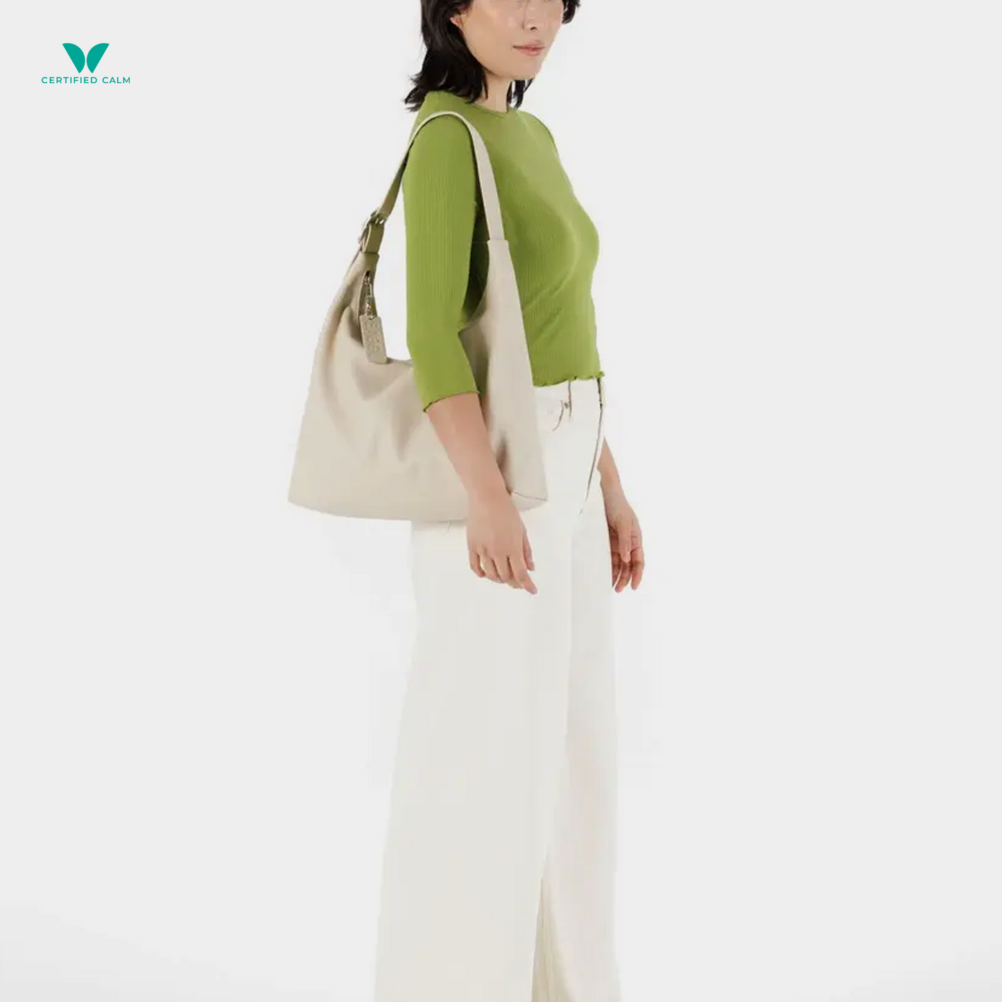 Baggu Recycled Leather Shoulder Bag