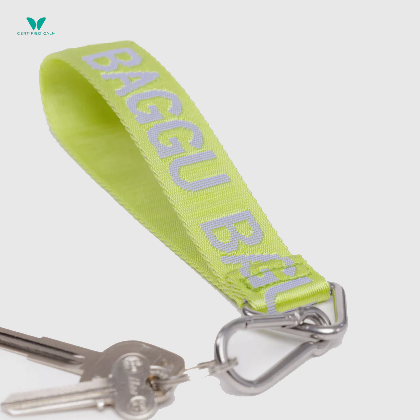 Baggu Nylon Logo Keychain