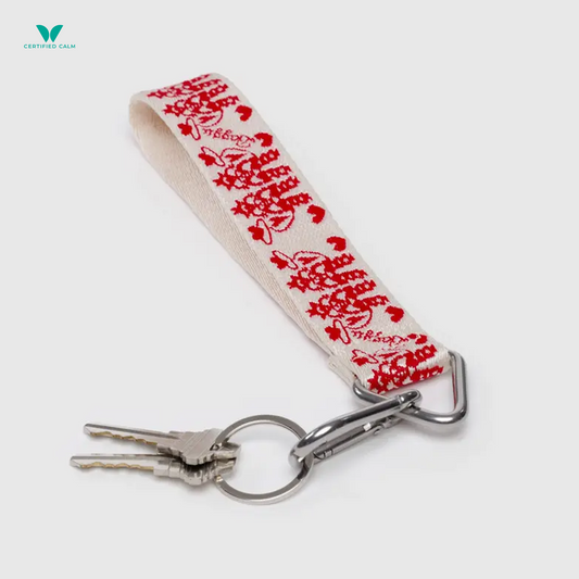 Baggu Nylon Logo Keychain