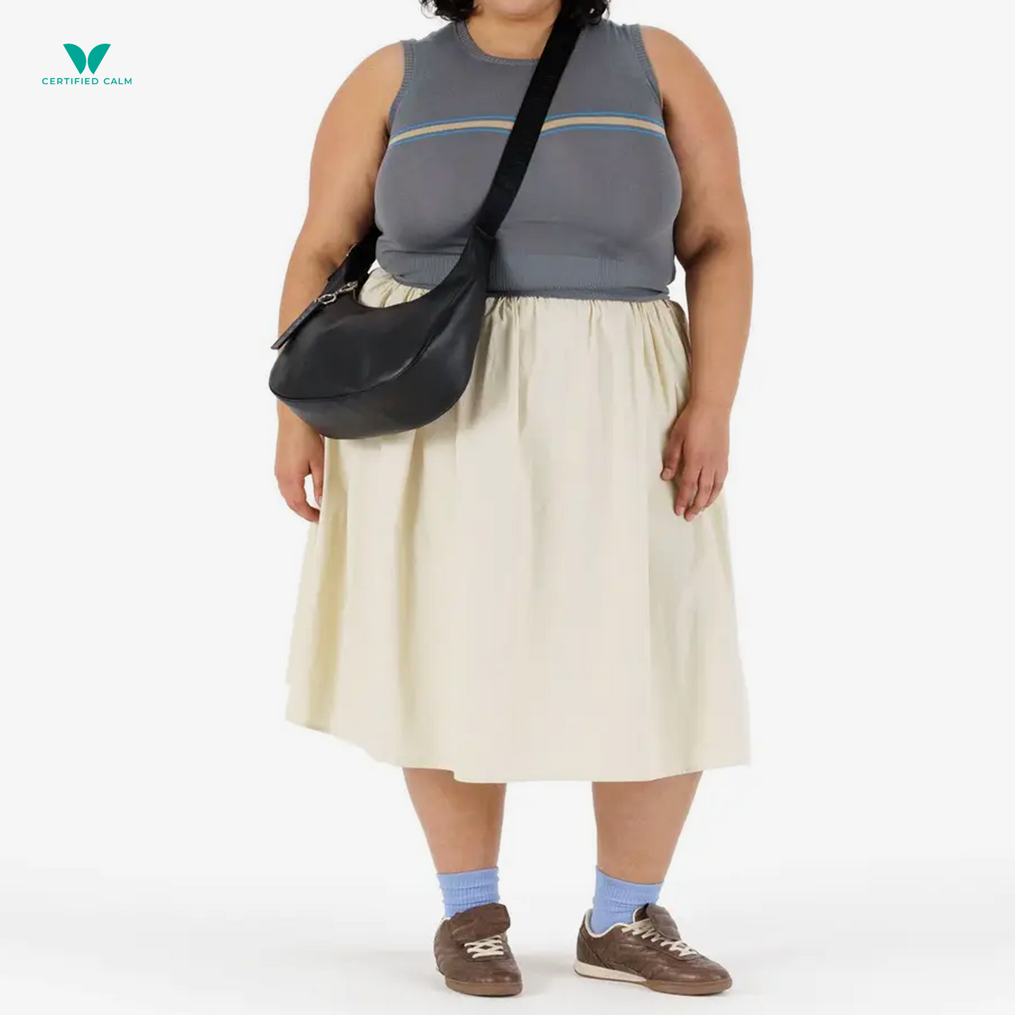 Baggu Medium Recycled Leather Crescent Bag