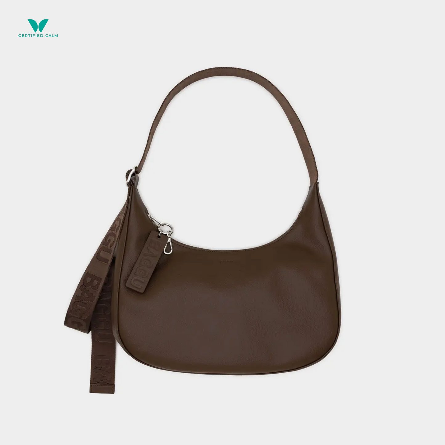Baggu Medium Recycled Leather Crescent Bag