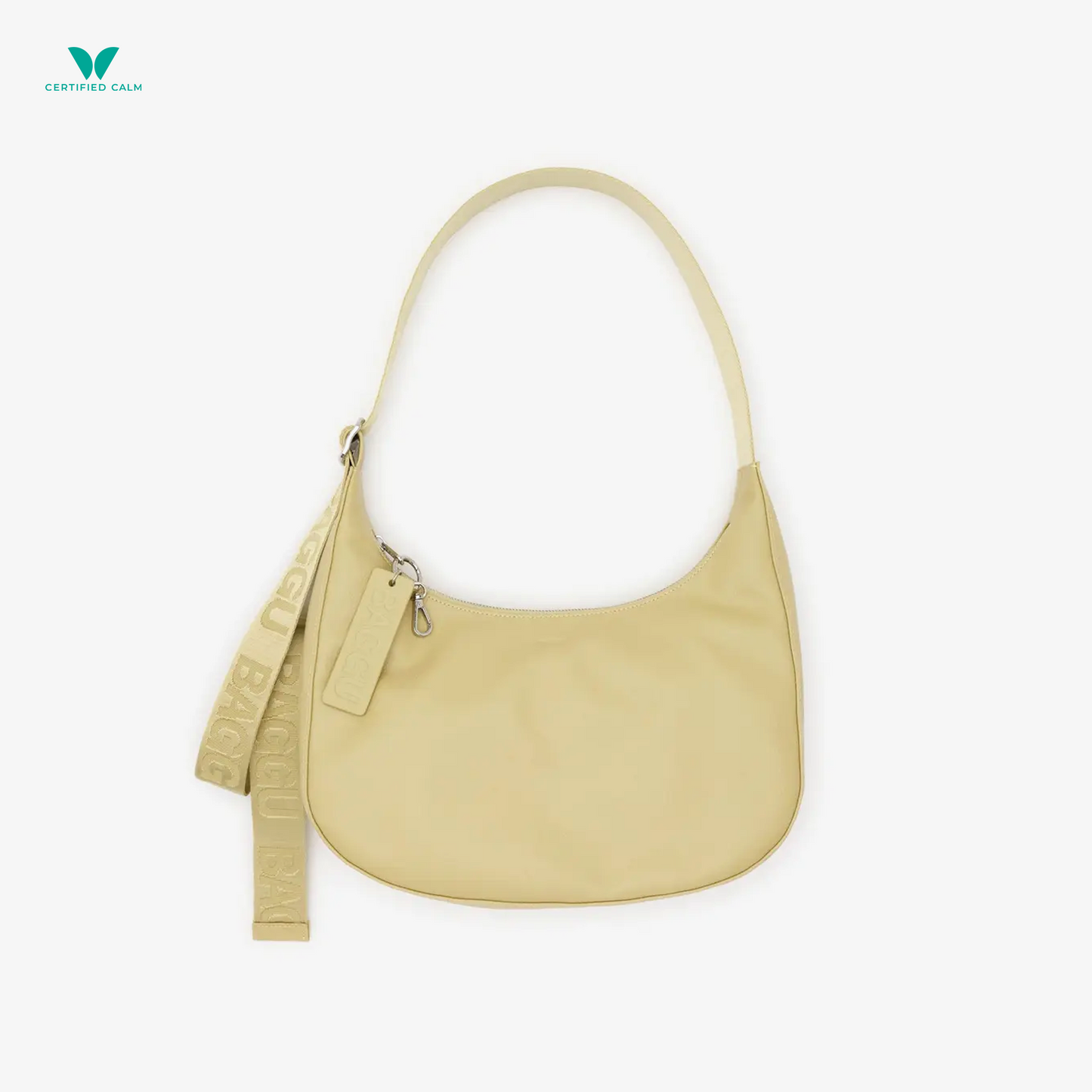 Baggu Medium Recycled Leather Crescent Bag
