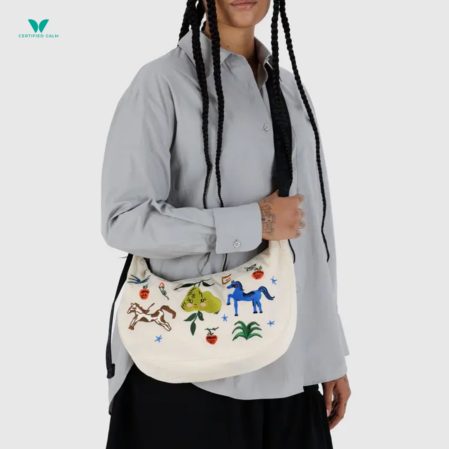 Baggu Medium Nylon Crescent Bag