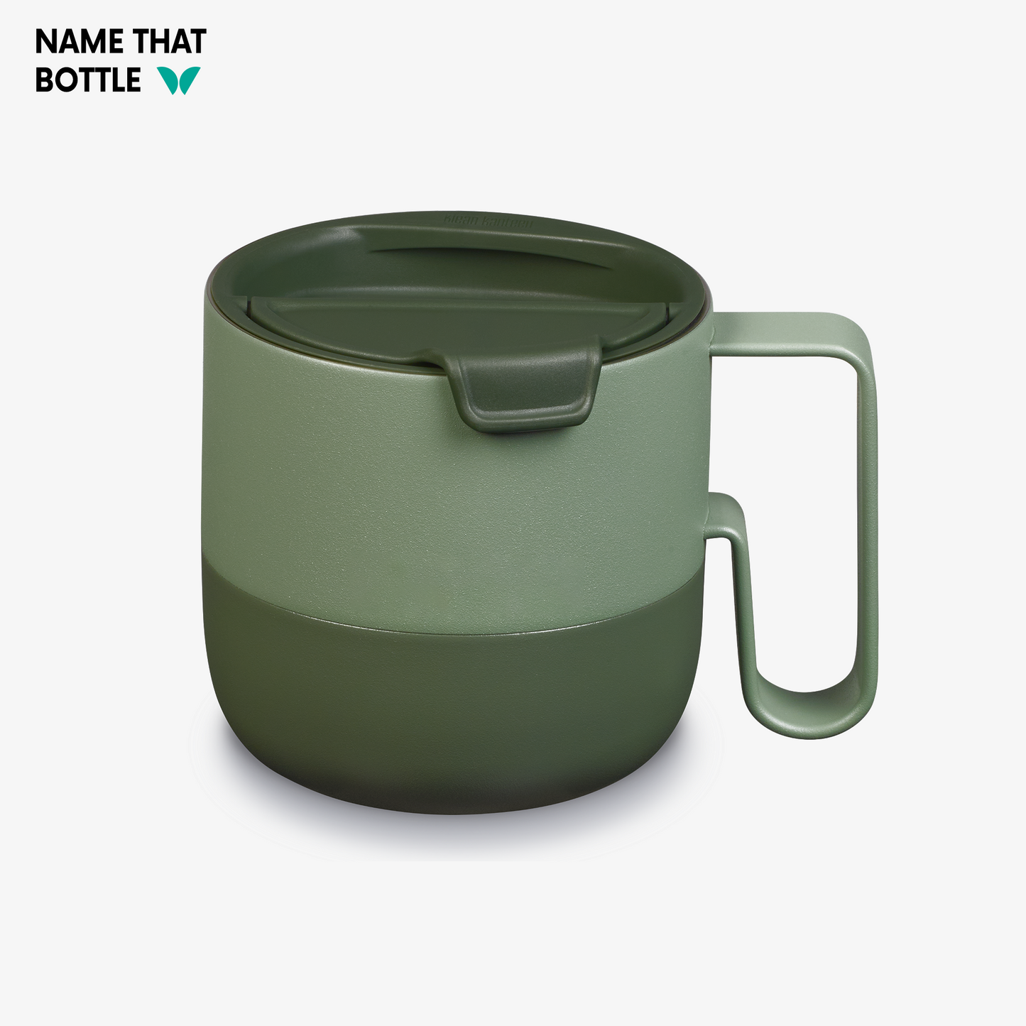 Name That Bottle 14oz Rise Mug with Flip Lid - Sea Spray