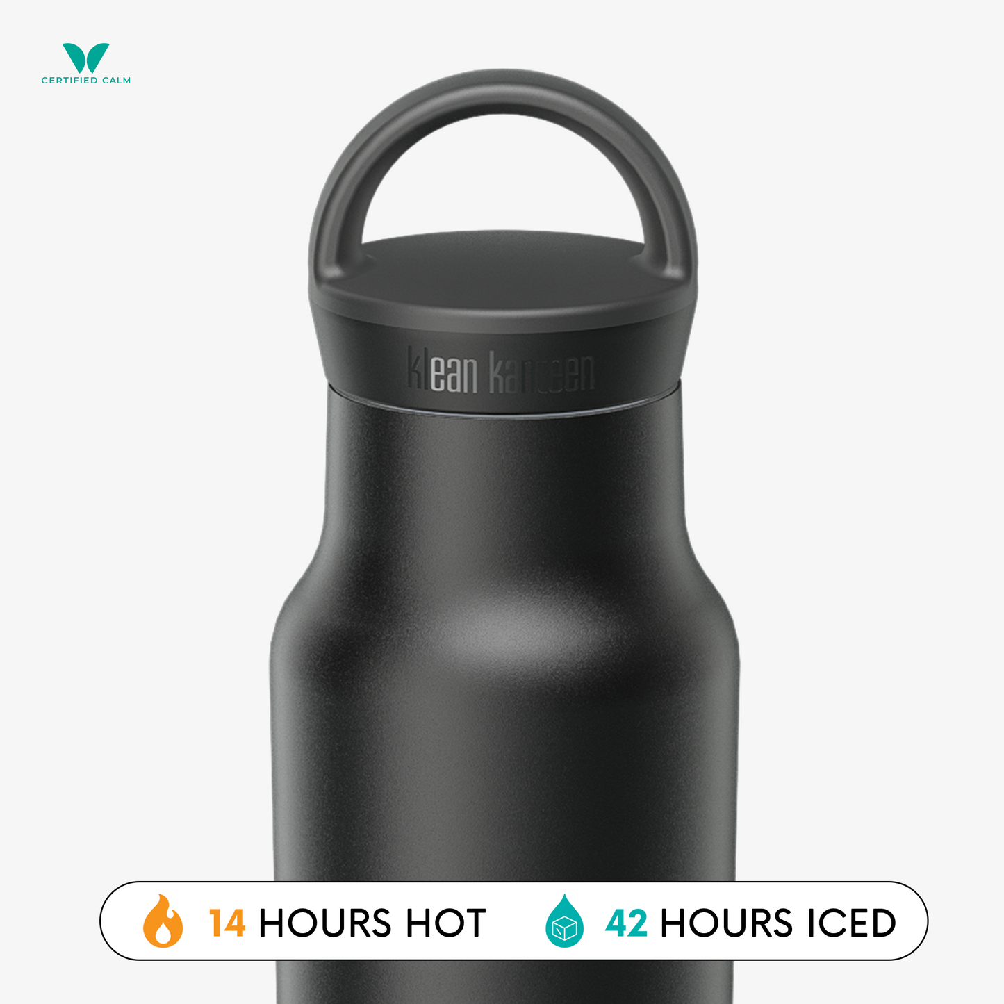 Klean Kanteen Rise 12oz Classic (w/ Arch Loop Cap)