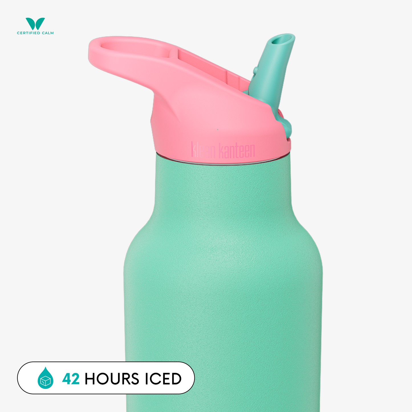 Klean Kanteen Rise 16oz Classic (w/ Flip Seal Sport Cap)