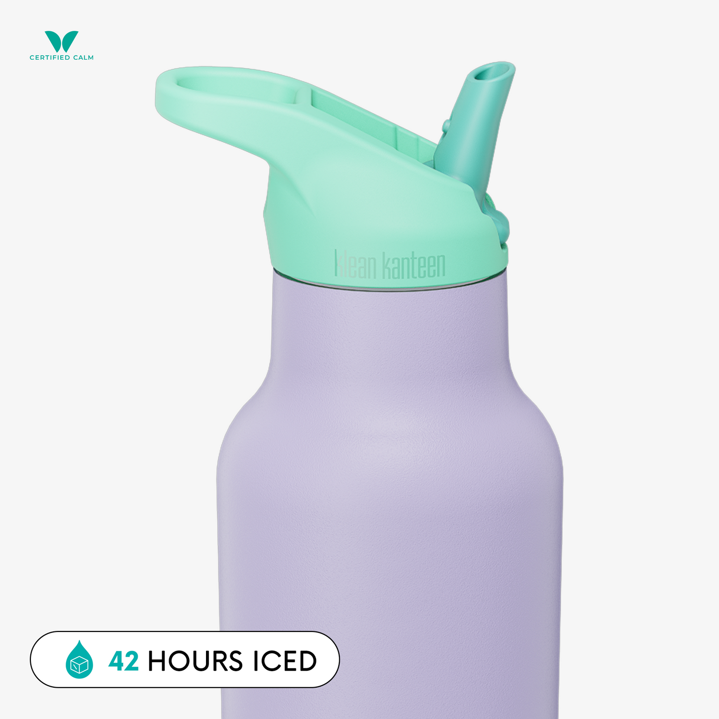 Klean Kanteen Rise 16oz Classic (w/ Flip Seal Sport Cap)