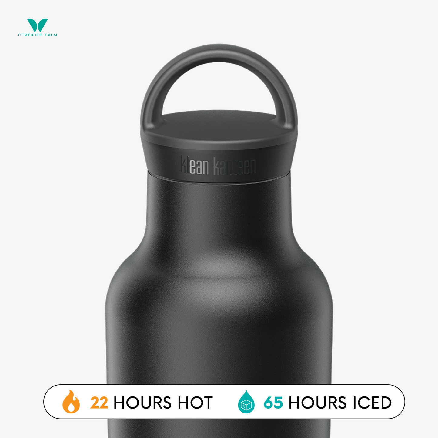 Klean Kanteen Rise 20oz Classic (w/ Arch Loop Cap)