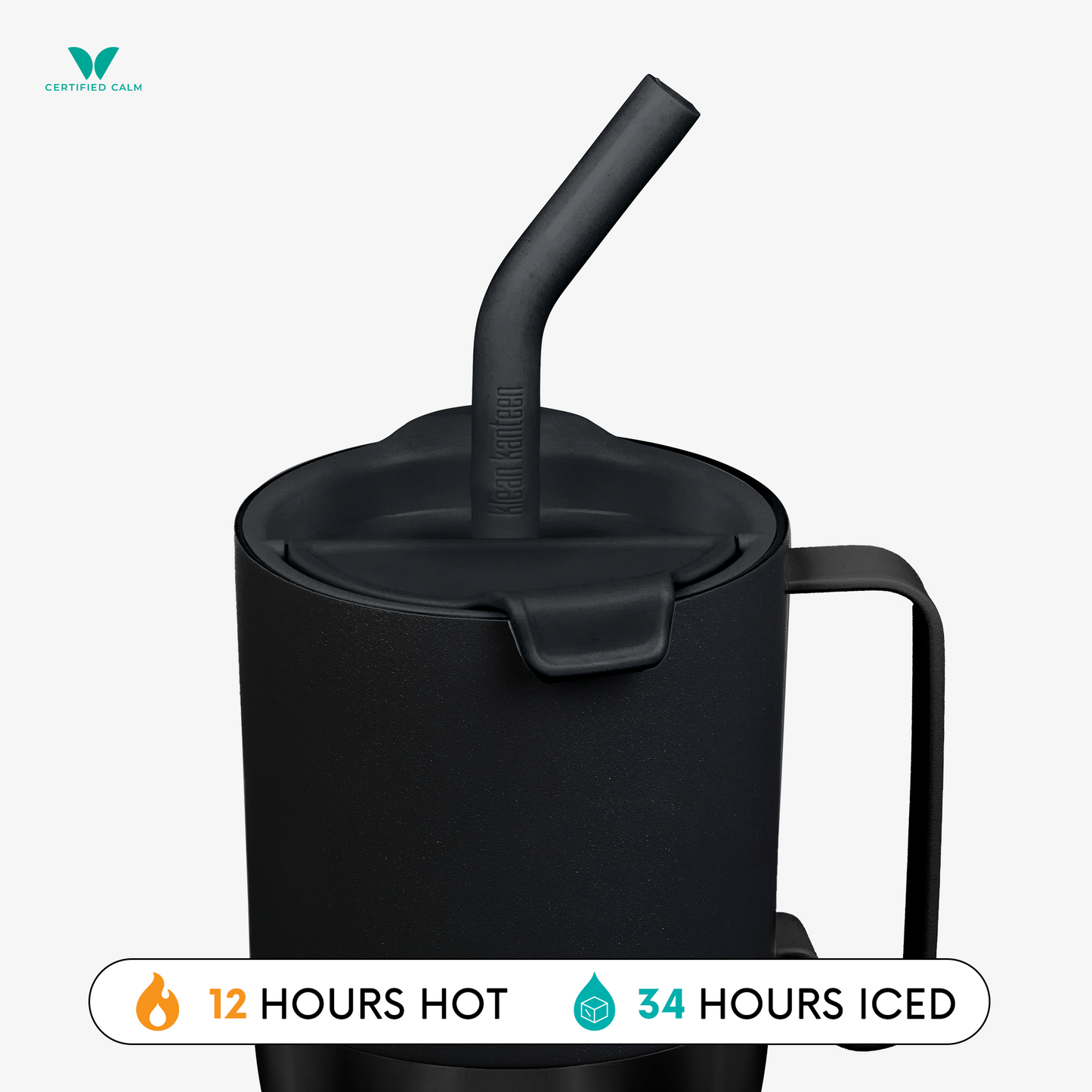 Klean Kanteen Rise 26oz Tumbler (w/ Flip Straw Lid Cap)